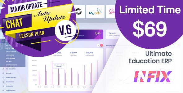 InfixEdu School - School Management System Software