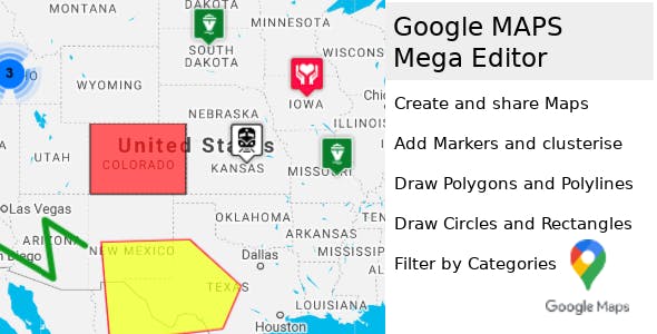 Google Maps Multi-Purpose Mega Editor php script v5.4.0