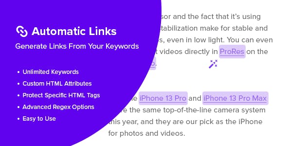 Automatic Links