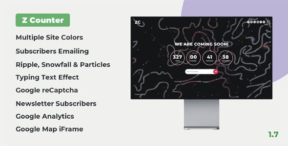 Z Counter - Coming Soon Countdown with Admin Panel