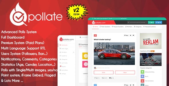 Pollate - Premium Polls and Voting Platform
