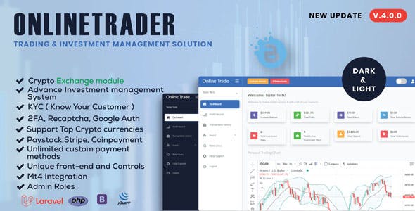 OnlineTrader - Trading and investment management system