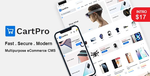 CartPro eCommerce - Multipurpose laravel eCommerce CMS