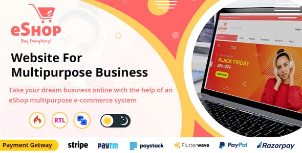 eShop Web - Multi Vendor eCommerce Marketplace / CMS