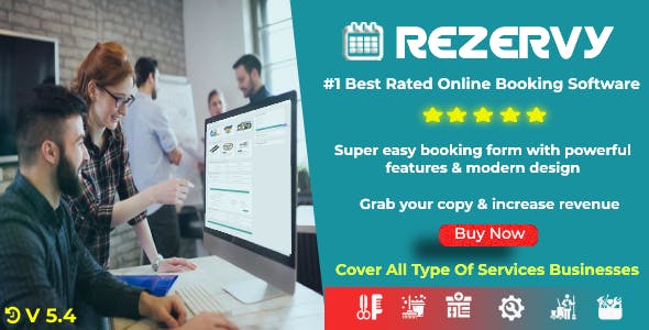 Rezervy - Online bookings system for cleaning, maids, plumber, maintenance, repair, salon services