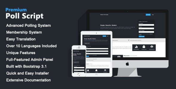 Premium Poll Script